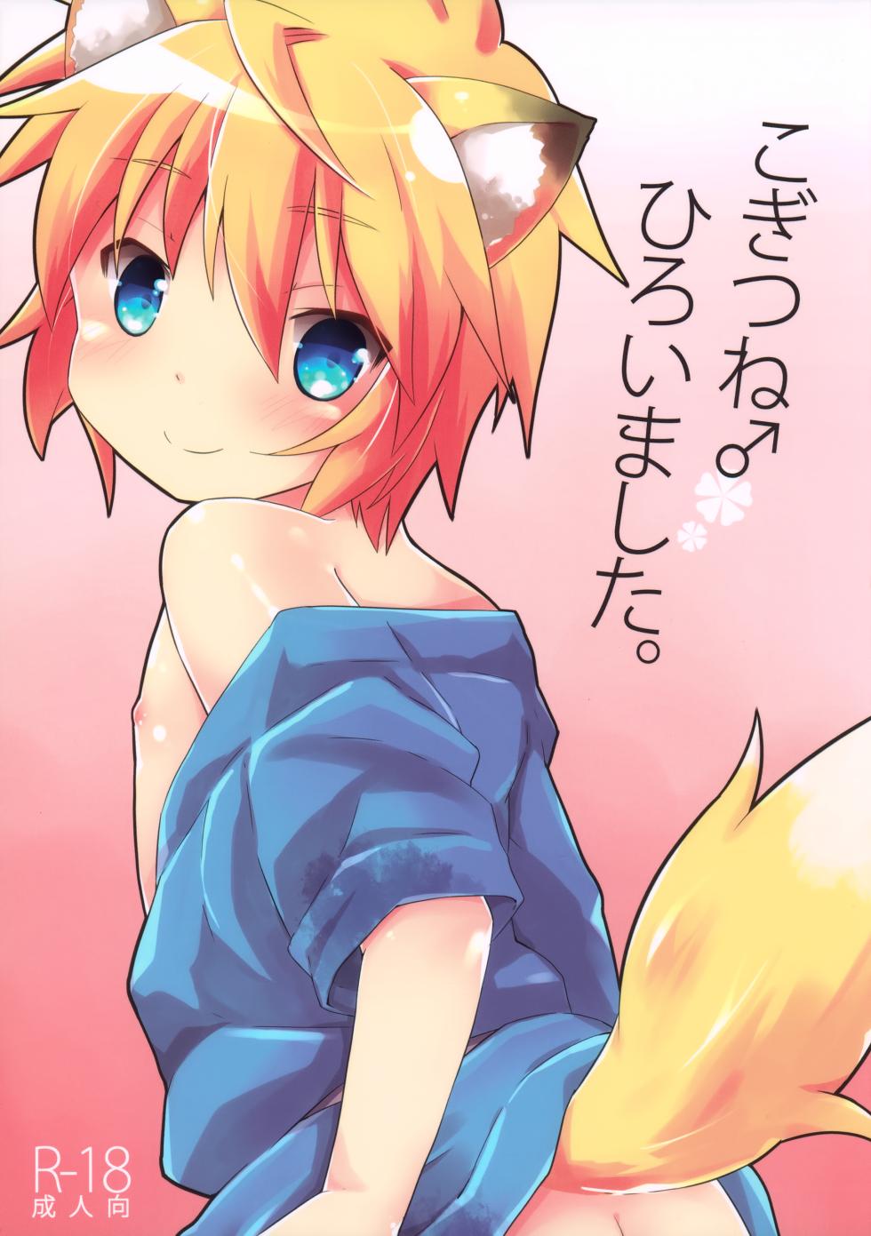 (C88) [Rideshion (Kazushi)] Kogitsune ♂ Hiroimashita. - Page 1