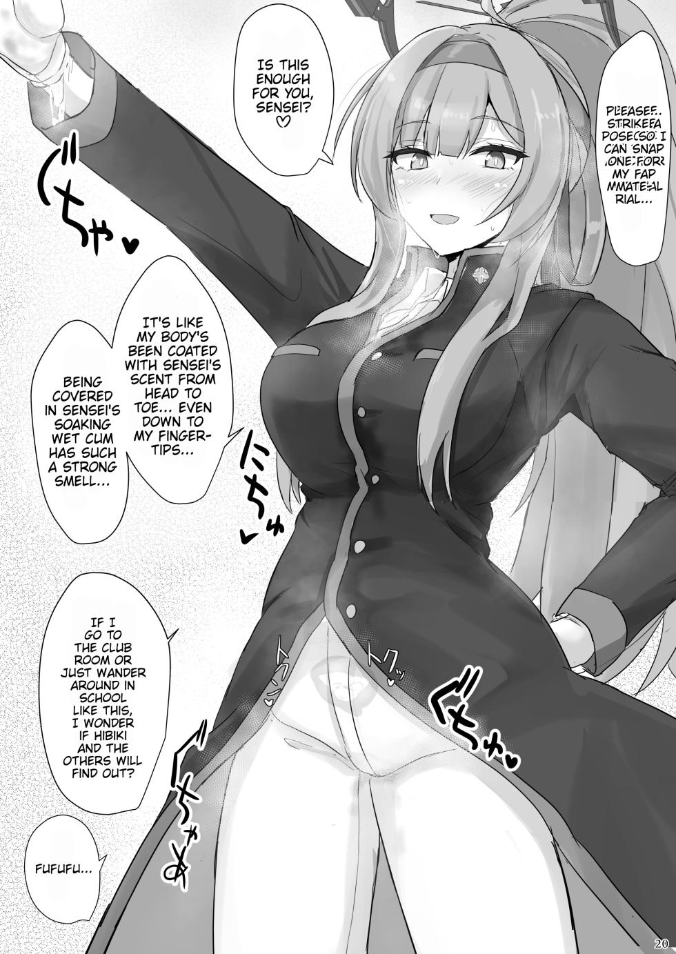 [Hakuginmokusei (Poshi)] Shiraishi Utaha ni Ouen Saretai | I Want To Be Cheered On By Shiraishi Utaha (Blue Archive) (C&C Scans) [English] [Digital] - Page 19