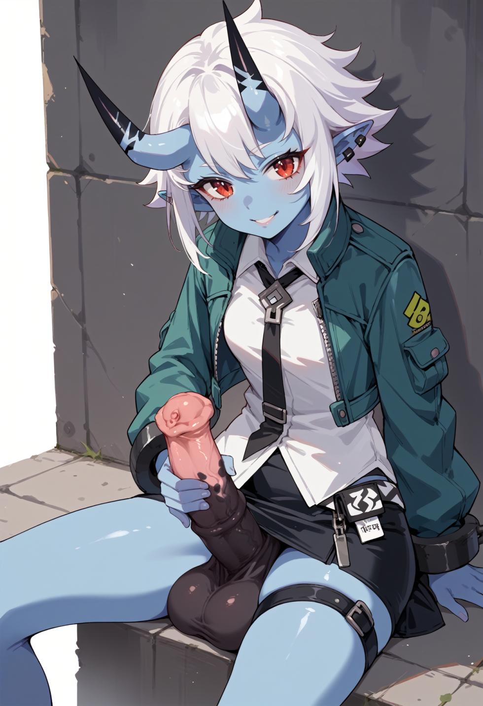 Soukaku | Zenless Zone Zero | Horsecock futa fourt2 ai generated - Page 5