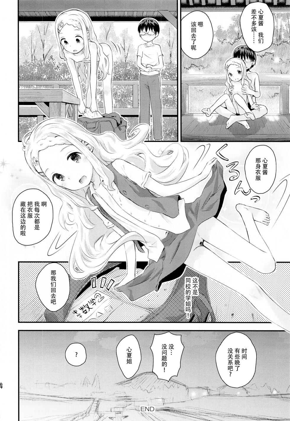 (C99) [Jido-Hikki (Kokekokko Koma)] Kokona no Koko Desuyo~ (Yama no Susume) [Chinese] - Page 23