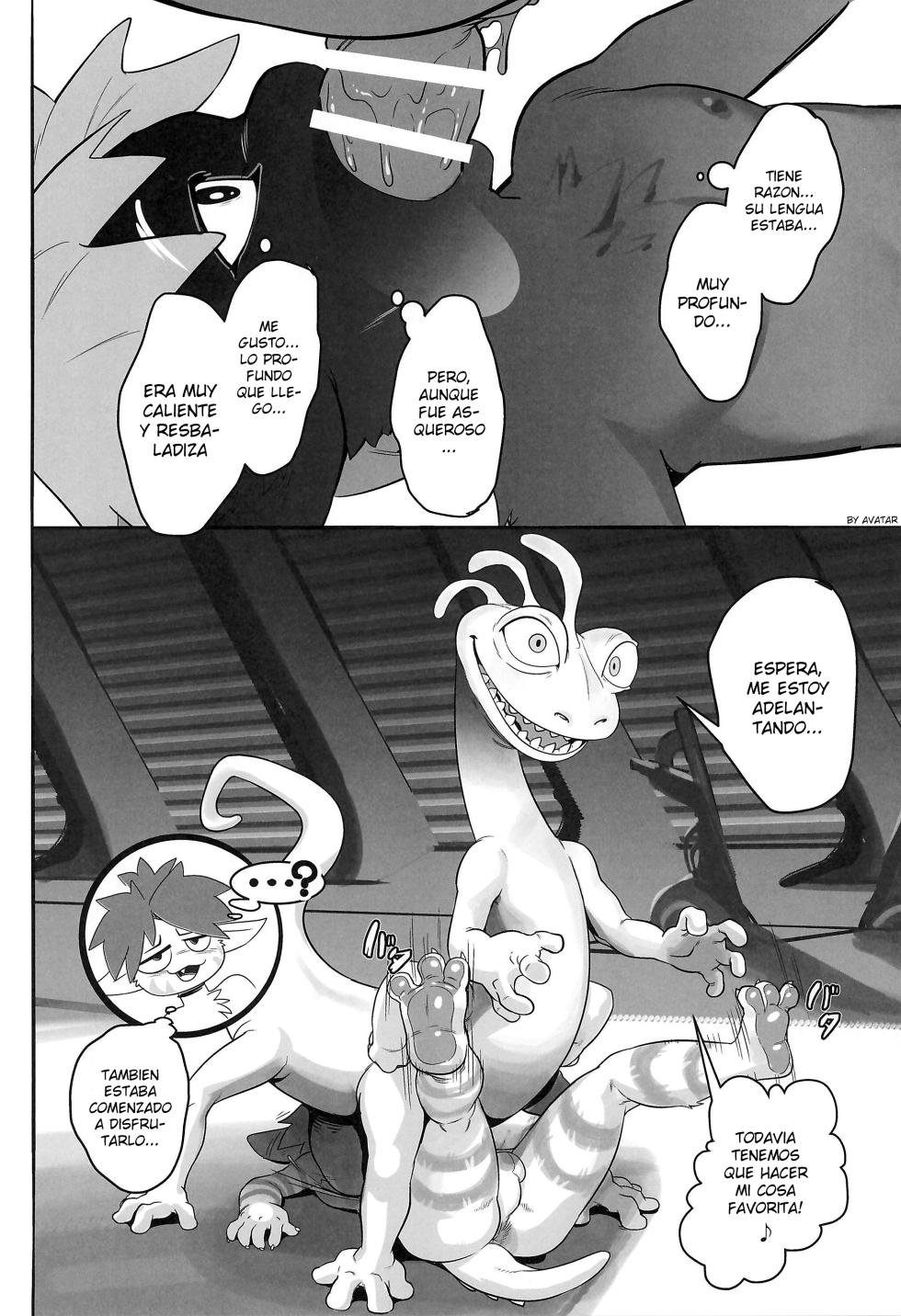 (Shinshun Kemoket 5) [KAWAZOKO (apis, Kikunyi)] MONSTERS' KINK (Monsters, Inc.) [Spanish] - Page 12