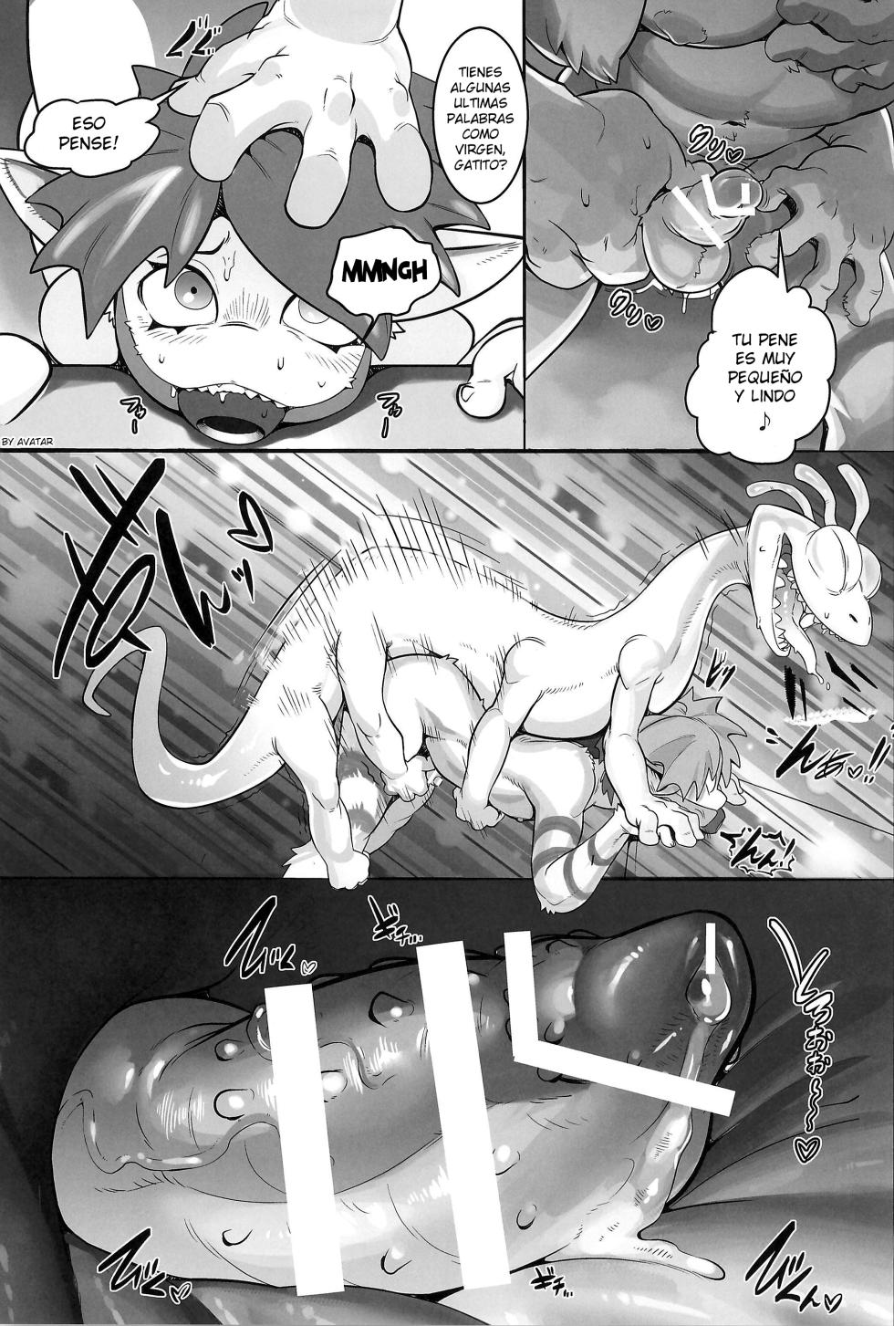 (Shinshun Kemoket 5) [KAWAZOKO (apis, Kikunyi)] MONSTERS' KINK (Monsters, Inc.) [Spanish] - Page 15
