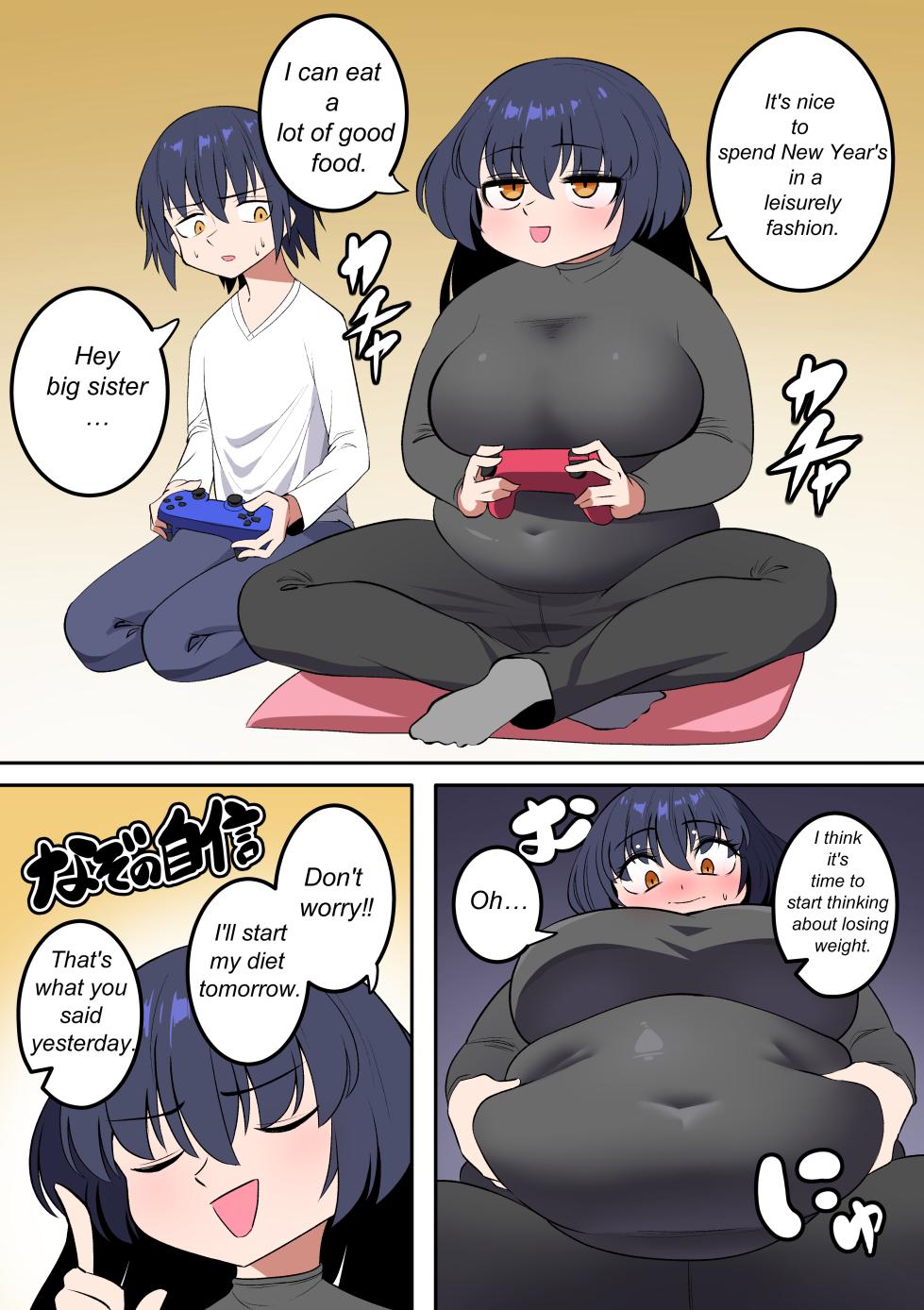 [ Kaiga ] SSBBW weight gain [ Complete ] - Page 1