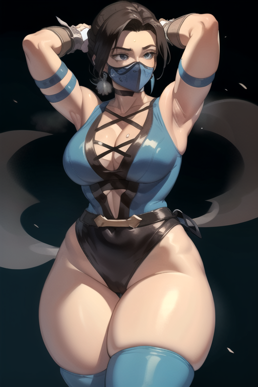 Kitana (Mortal Kombat) daidoujipv ai generated - Page 16
