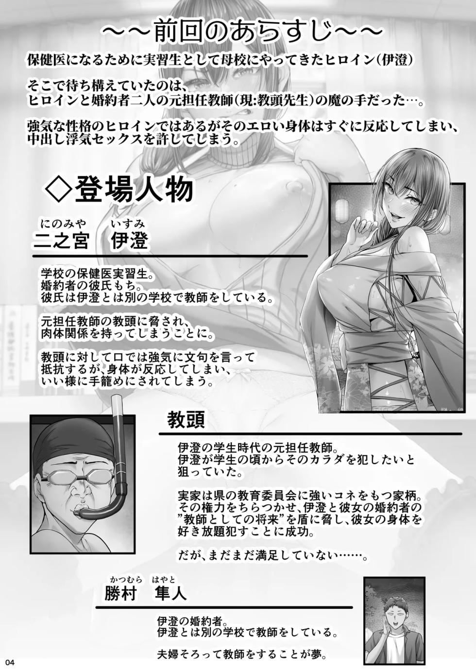 [Cior (Ken-1)] Kajitsu Tsuyoki ni Monku o Iinagara mo Eroi Karada ga Hannou shite NTRreru Hokeni Jisshuusei no Hon. ver. | Summer Day - A book about a student nurse who complains forcefully but whose sexy body responds and gets cheated on. ver. [English] [Digital] - Page 3