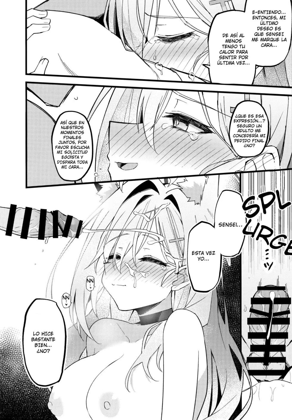 (C104) [Miracleburn (Himiya Zyo-zu)] Miren ga Aru to Sureba｜Aún Tengo un Apego Persistente Hacia Ti, Shiroko Terror (Blue Archive) [Spanish] [Cathal y sus panas] - Page 21