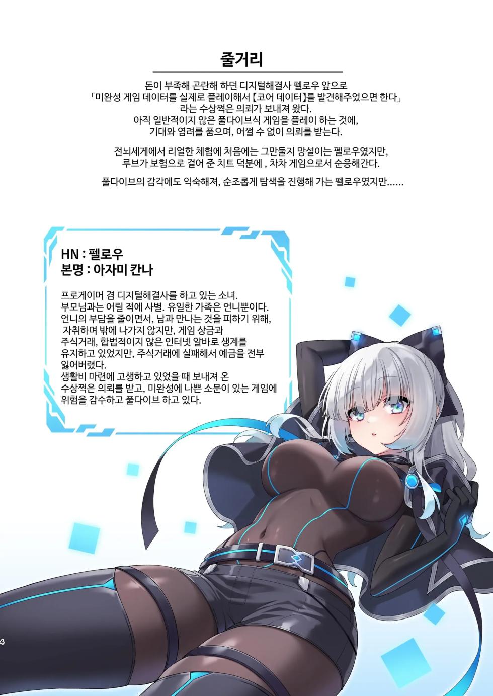 [Yajirushi Key (Hoshina Meito)] Dennou Shoujo wa Kasou Sekai ni Shizumi Yuku | 전뇌소녀는 가상 세계에 가라앉아 간다 [Korean] [Decensored] [Digital] - Page 4