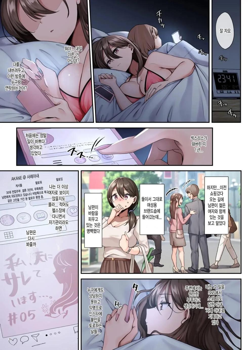 [diletta (Inari)] Sare Tsuma to, Shuu 3 de. | 사레아내와, 주 3회. [Korean] [Decensored] - Page 5