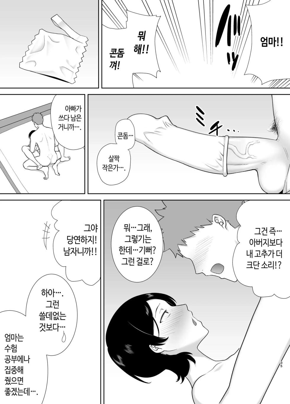 [Boin-do (Siberian Hahasky)] Kaa-san Datte Onna Nandayo! 1-3 | 엄마도 여자란 말야! 1-3 [Korean] [Decensored] - Page 34
