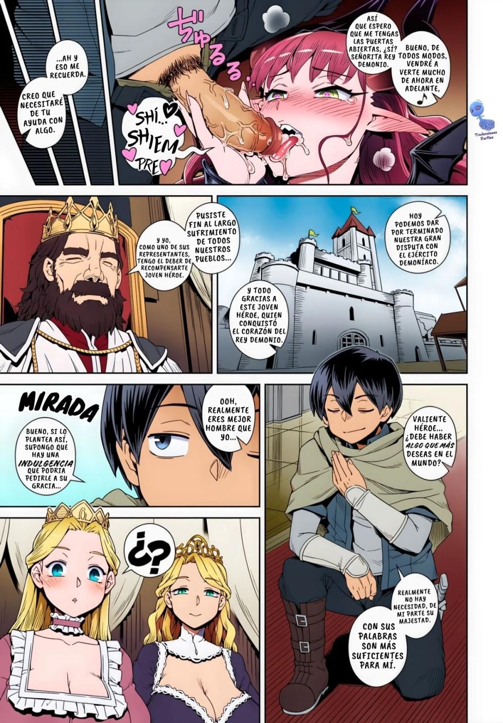 [Kousuke] Ero Smapho de Maou (Last Boss) Kouryaku｜Venciendo al Rey Demonio (El Último Jefe) con un Teléfono Inteligente Lascivo (COMIC Anthurium 2019-09) [Spanish] [Darfinxadan14] [Colorized] [Decensored] [Digital] - Page 28