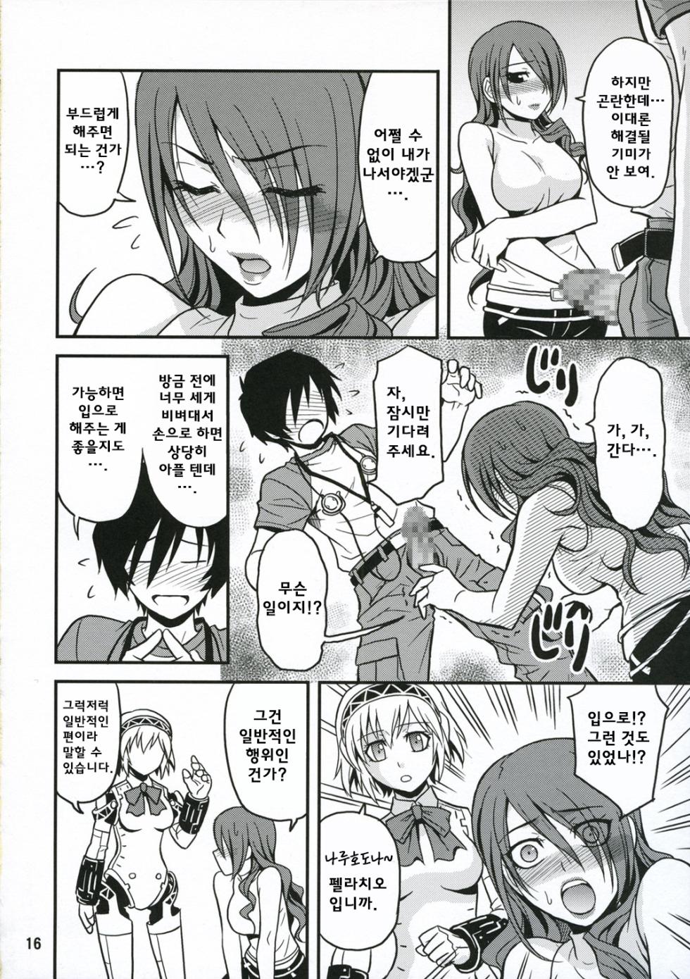 (C71) [Junpuumanpandou (Hida Tatsuo)] Noble Maiden | 노블 메이든 (Persona 3) [Korean] - Page 15