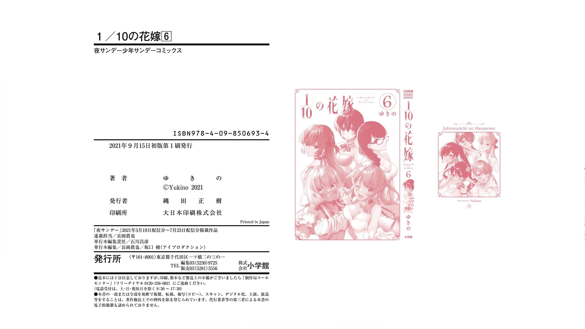 [Yukino] 1/10 no Hanayome Volume 6 - Page 3