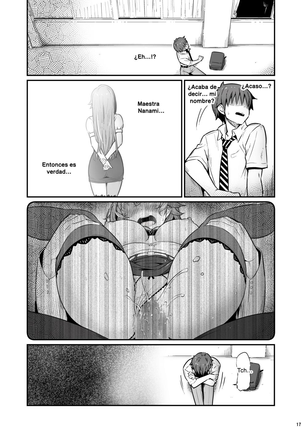 [Pirokobo (Piro)] Kagaku Junbishitsu no Tsumi 3 -Ochite Iku Futari- | El pecado del laboratorio de química 3 -La caída de los dos- [Spanish] - Page 18