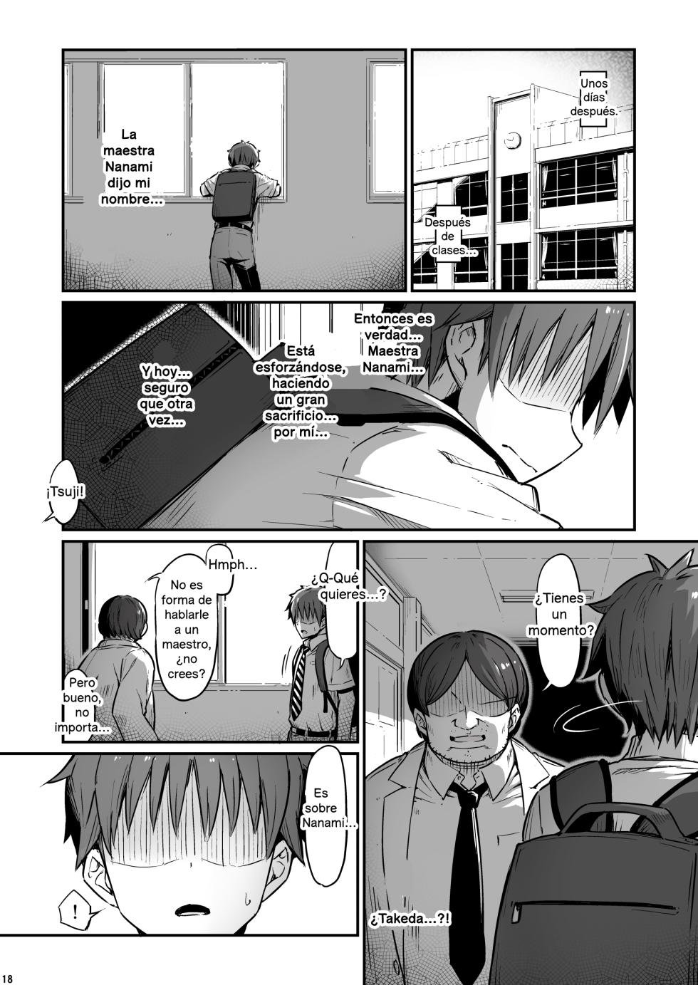 [Pirokobo (Piro)] Kagaku Junbishitsu no Tsumi 3 -Ochite Iku Futari- | El pecado del laboratorio de química 3 -La caída de los dos- [Spanish] - Page 19
