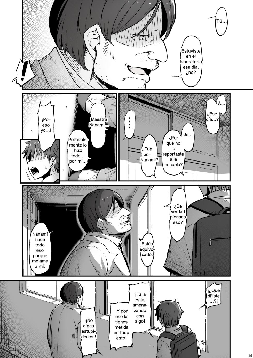 [Pirokobo (Piro)] Kagaku Junbishitsu no Tsumi 3 -Ochite Iku Futari- | El pecado del laboratorio de química 3 -La caída de los dos- [Spanish] - Page 20