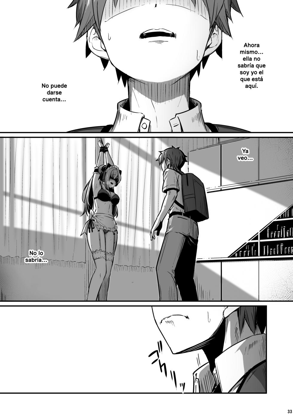 [Pirokobo (Piro)] Kagaku Junbishitsu no Tsumi 3 -Ochite Iku Futari- | El pecado del laboratorio de química 3 -La caída de los dos- [Spanish] - Page 34