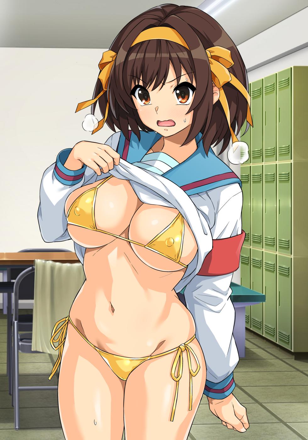 [Haruhisky] Golden Bikini Haruhi-san (Suzumiya Haruhi no Yuuutsu) - Page 16