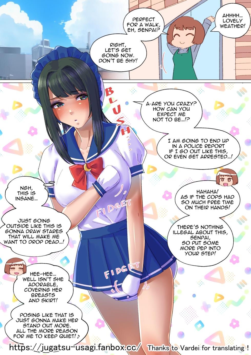 [Jugatsu Usagi] Kouhai no Iinari Baby | Kouhai’s Pushover Baby [English] - Page 17