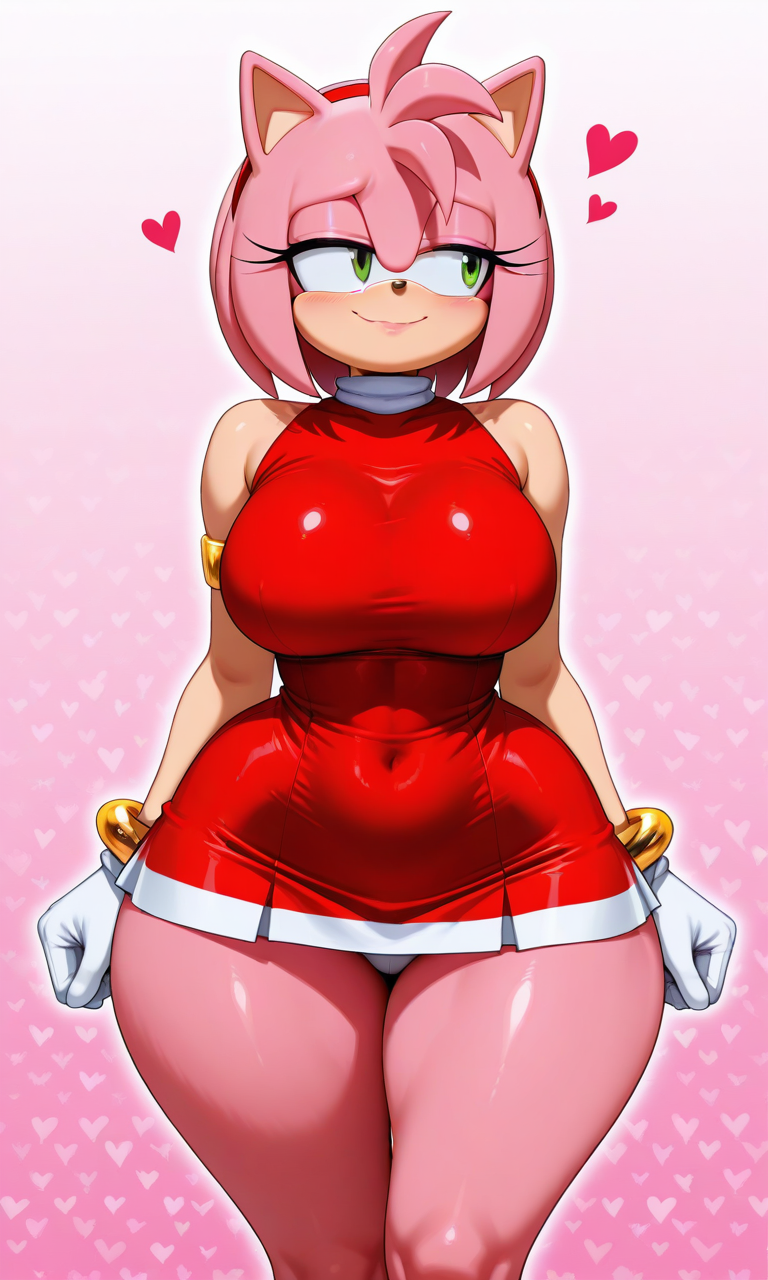Sonic Series - Amy Rose daidoujipv ai generated - Page 6