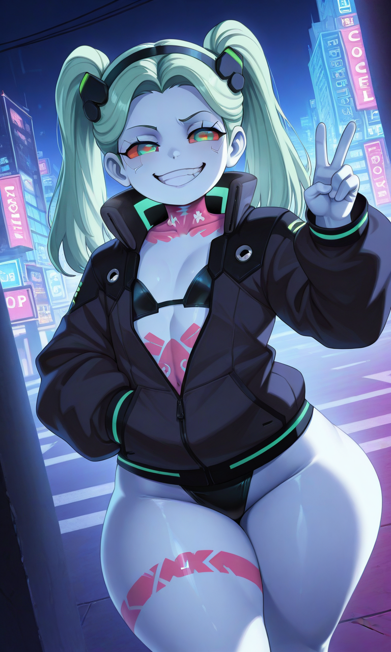Cyberpunk Edgerunners - Rebecca daidoujipv ai generated - Page 6