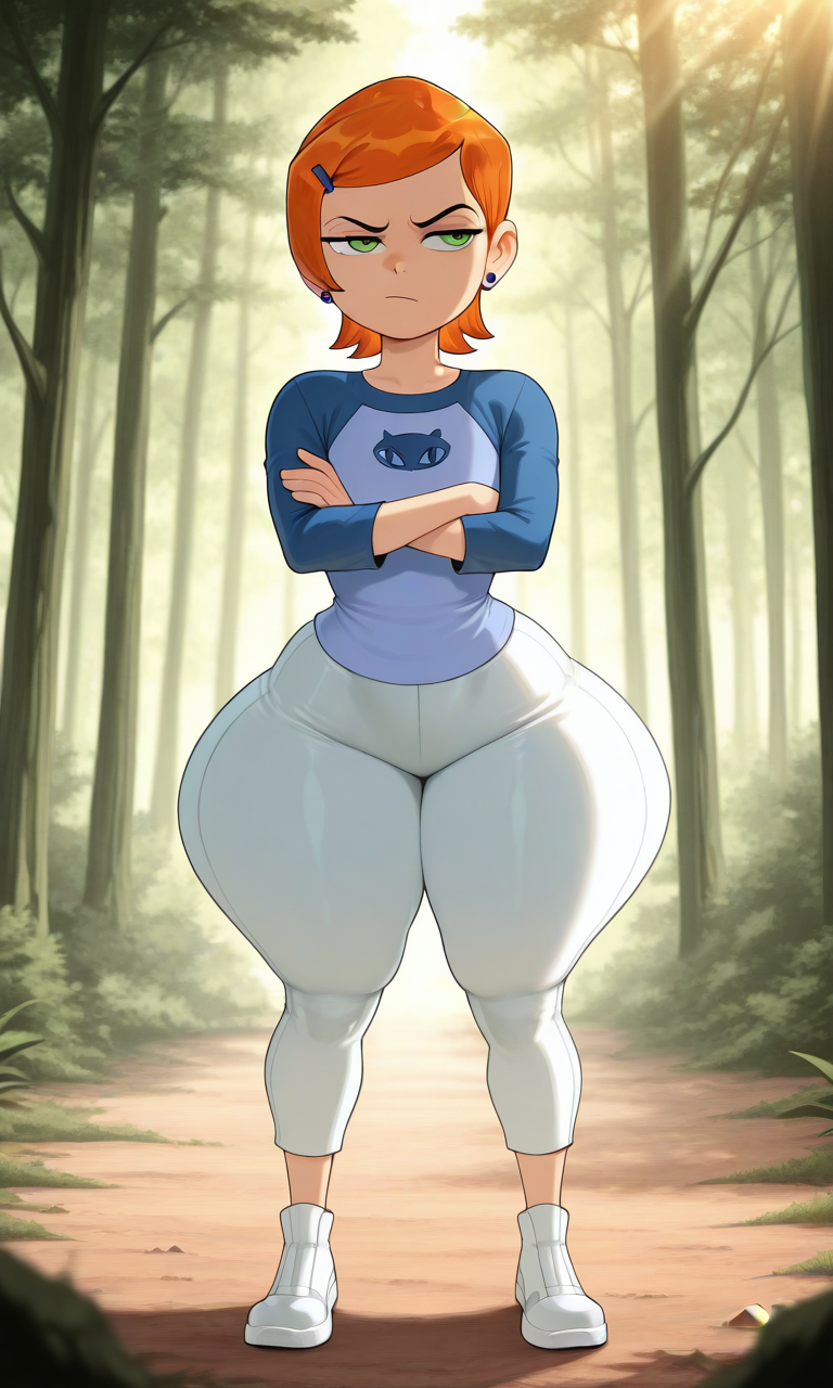 Ben 10 - Gwen Tennyson daidoujipv ai generated - Page 1