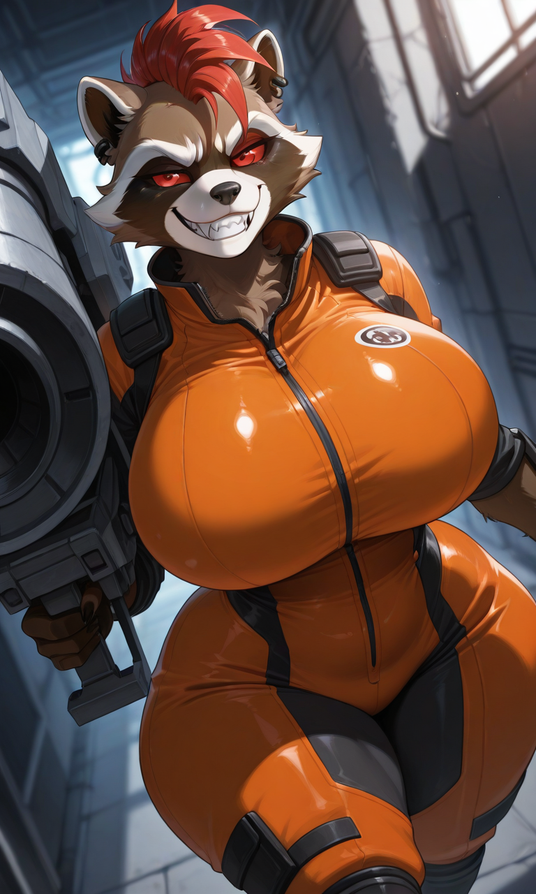 Marvel - Rocket Raccoon daidoujipv ai generated - Page 6