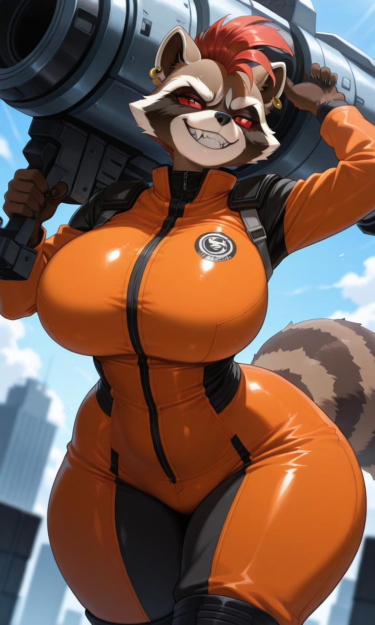 Marvel - Rocket Raccoon daidoujipv ai generated - Page 8