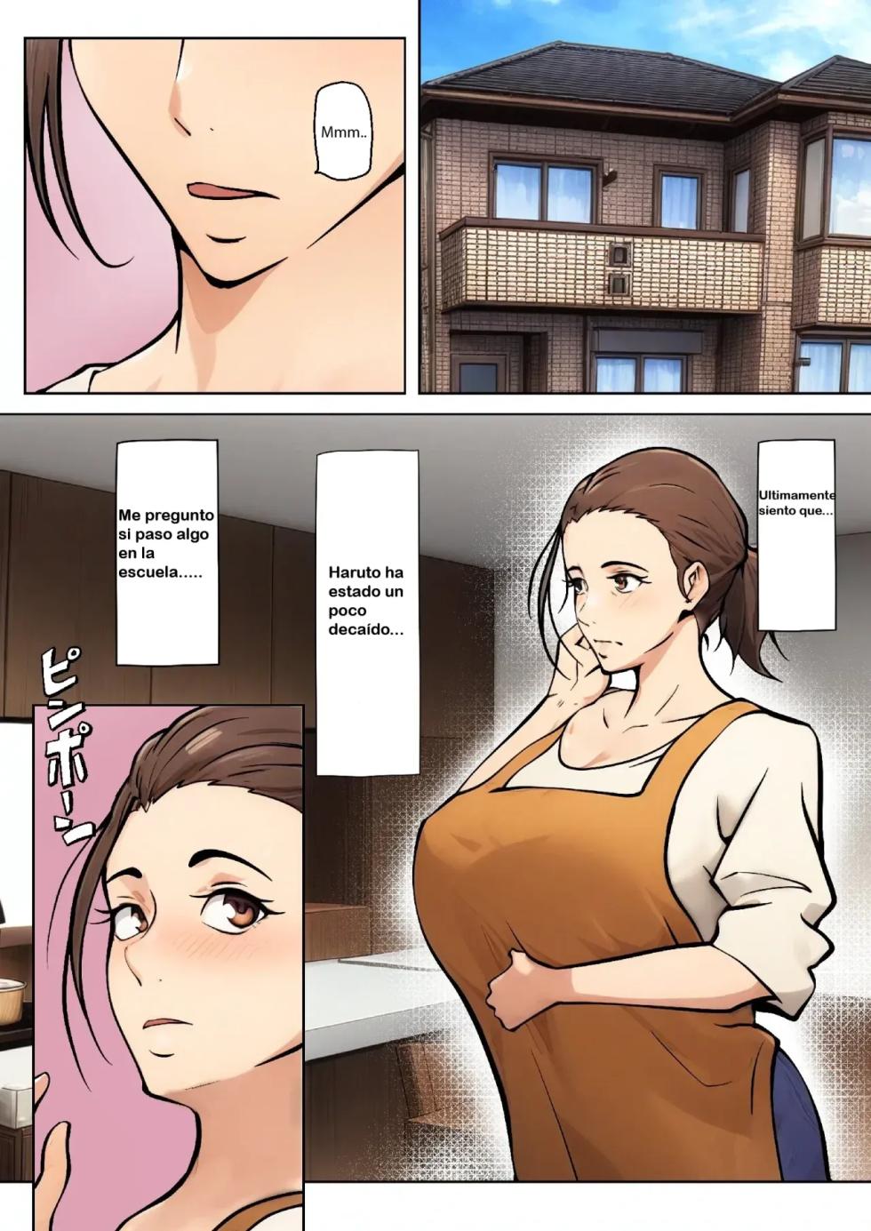 [Pentacle (Shimipan)] Musuko no Tomodachi to no Giji Renai｜Pseudo Romance con el Amigo de Mi Hijo [Spanish] [RYU.SHINS] - Page 2
