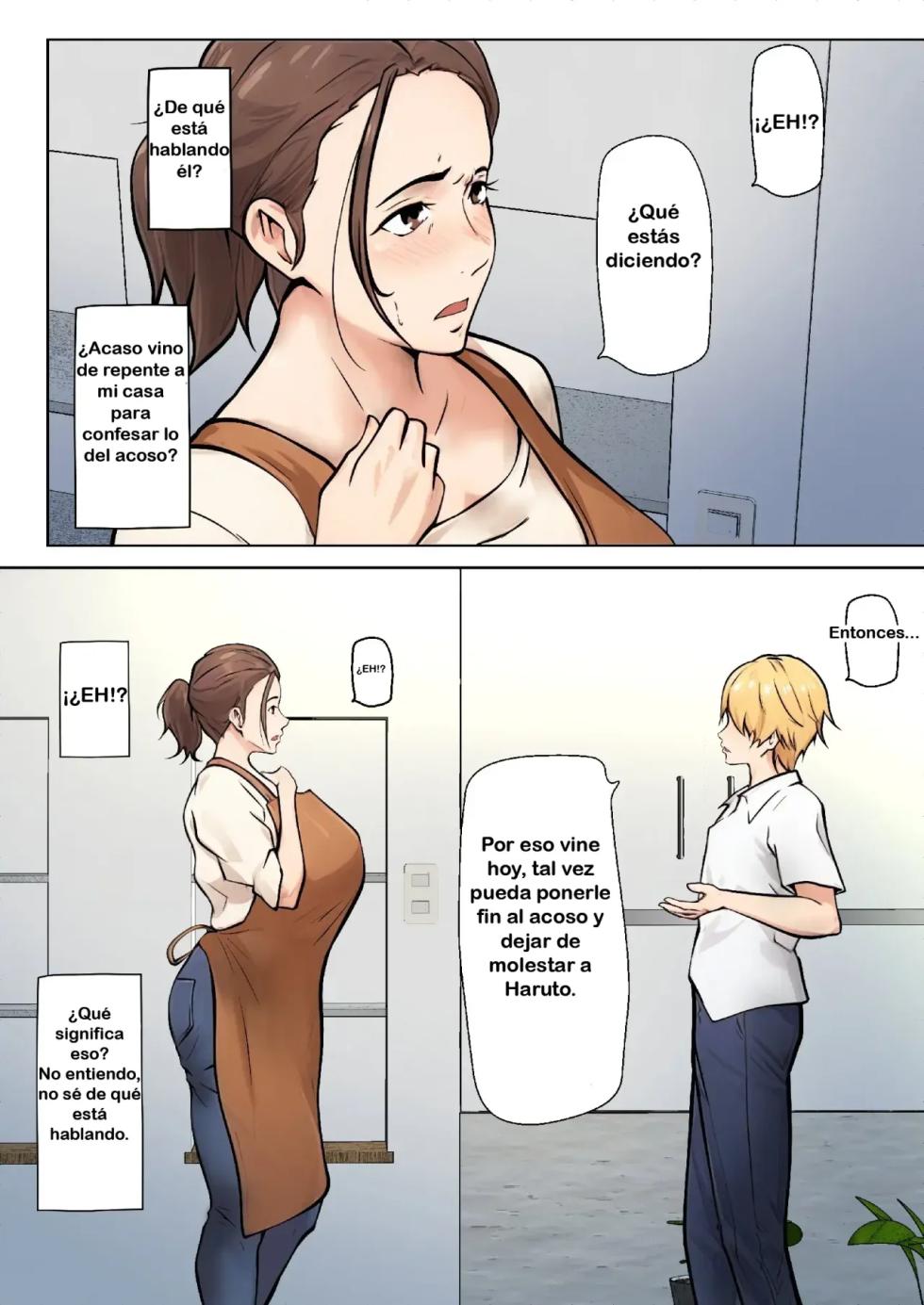 [Pentacle (Shimipan)] Musuko no Tomodachi to no Giji Renai｜Pseudo Romance con el Amigo de Mi Hijo [Spanish] [RYU.SHINS] - Page 7