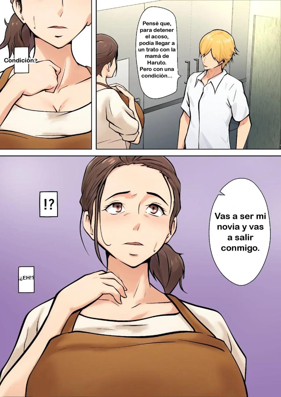 [Pentacle (Shimipan)] Musuko no Tomodachi to no Giji Renai｜Pseudo Romance con el Amigo de Mi Hijo [Spanish] [RYU.SHINS] - Page 8