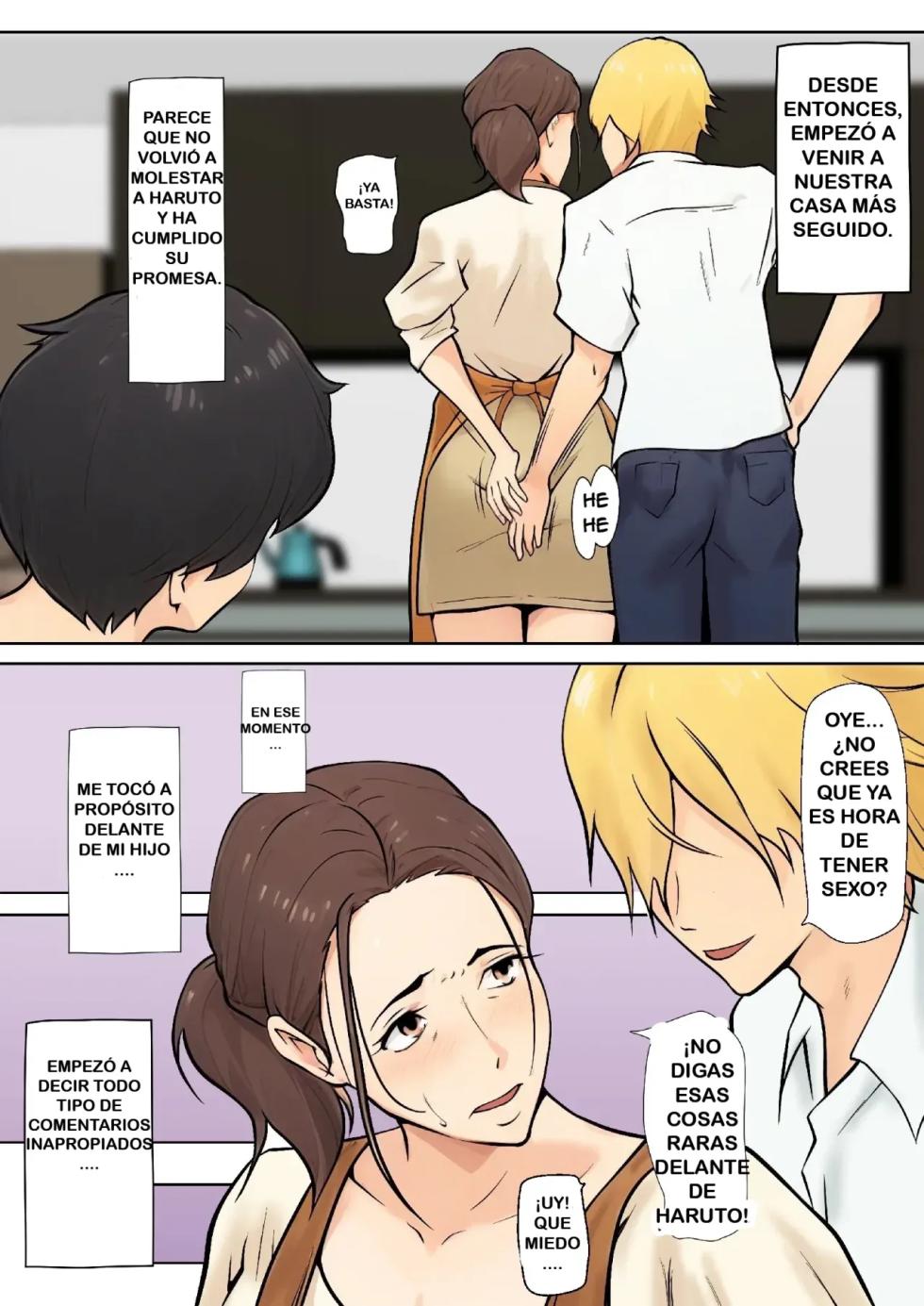 [Pentacle (Shimipan)] Musuko no Tomodachi to no Giji Renai｜Pseudo Romance con el Amigo de Mi Hijo [Spanish] [RYU.SHINS] - Page 13