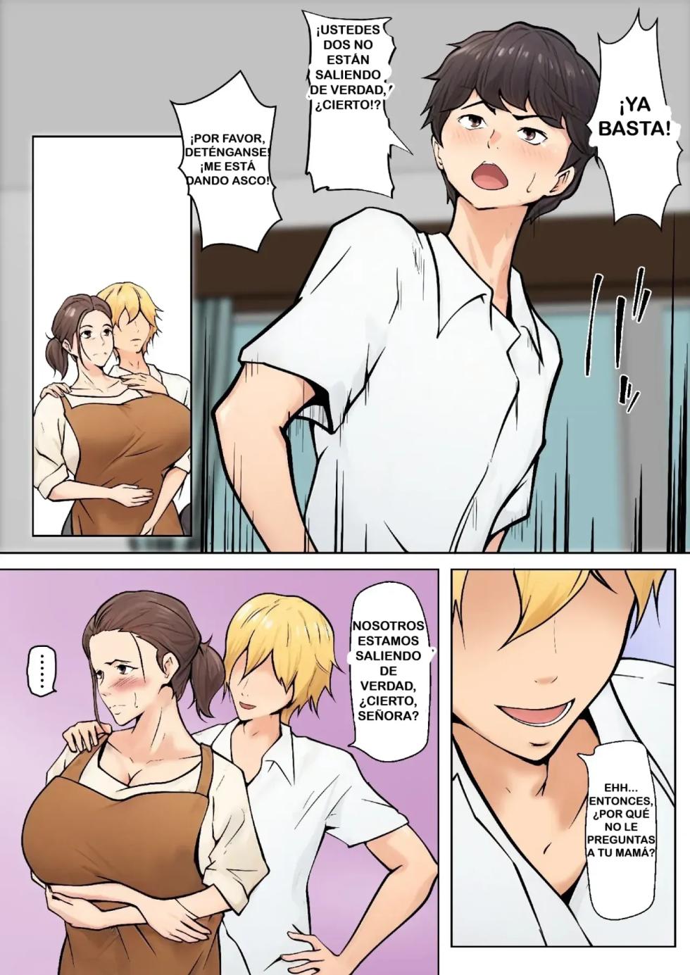 [Pentacle (Shimipan)] Musuko no Tomodachi to no Giji Renai｜Pseudo Romance con el Amigo de Mi Hijo [Spanish] [RYU.SHINS] - Page 15