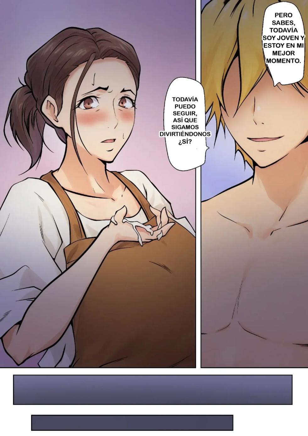 [Pentacle (Shimipan)] Musuko no Tomodachi to no Giji Renai｜Pseudo Romance con el Amigo de Mi Hijo [Spanish] [RYU.SHINS] - Page 30