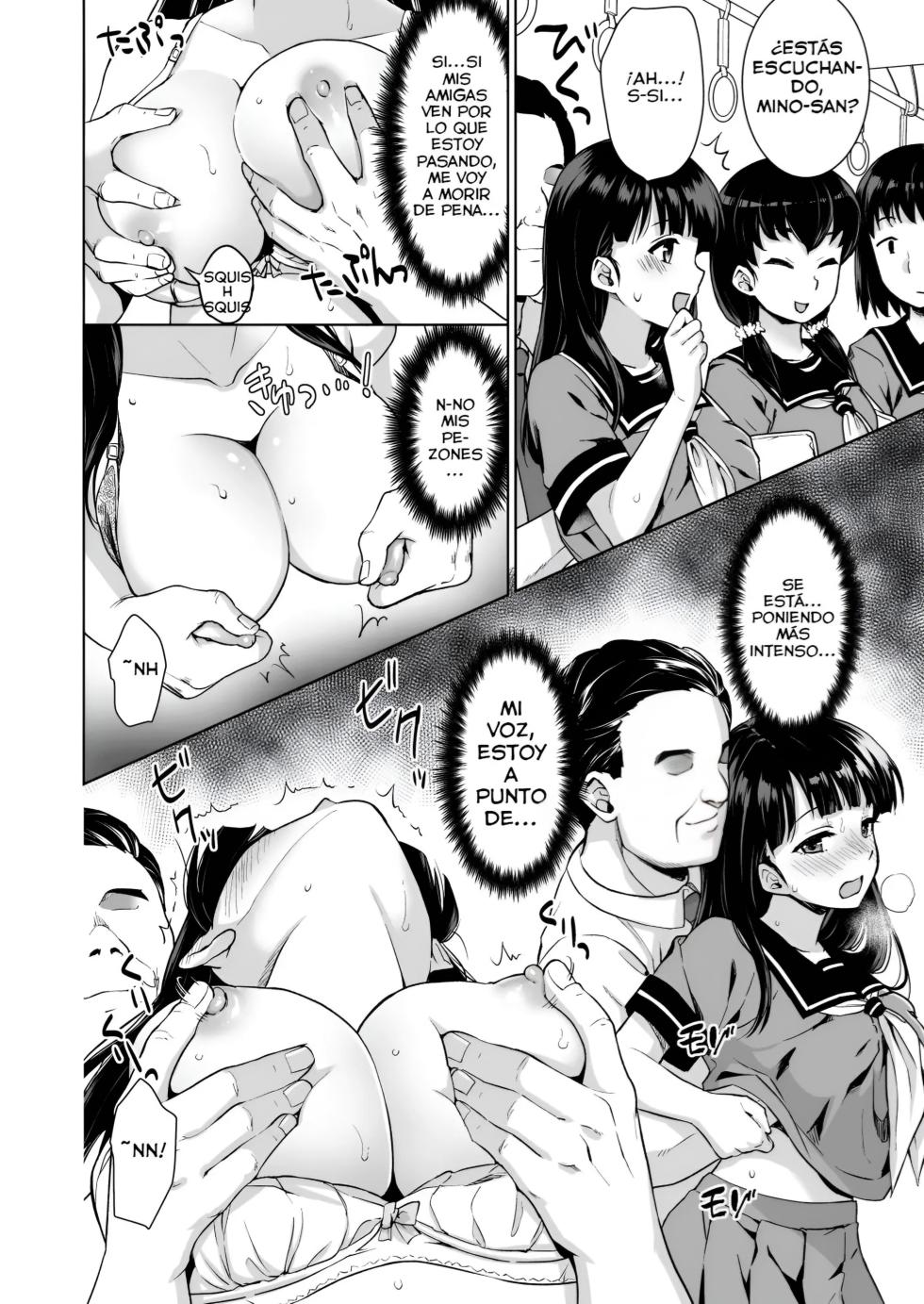 Anma (F Taku), Iya da to Ienai Jimikei Shoujo to Chikan Densha en español sin censura. - Page 7