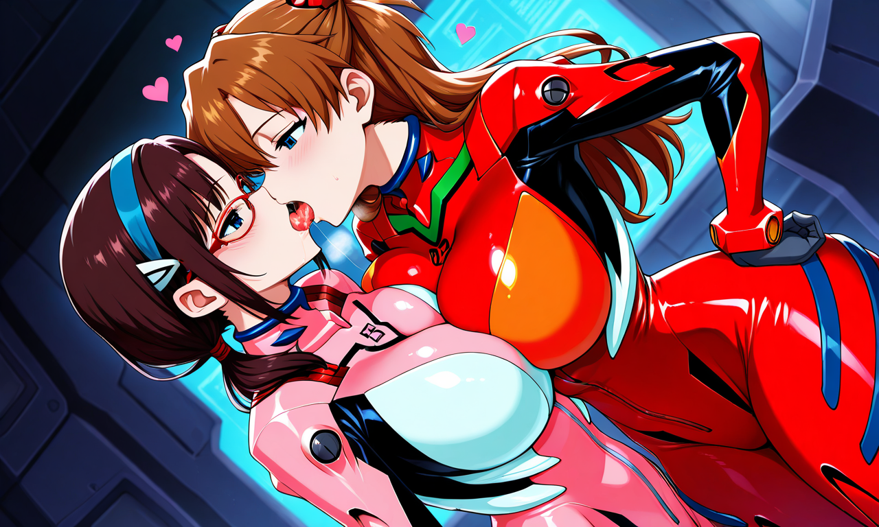 Neon Genesis Evangelion - Mari & Asuka daidoujipv ai generated - Page 11