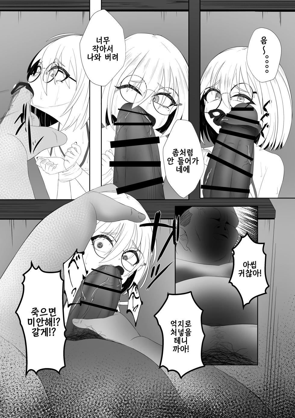 [Neko Happyaku (Sugurugi Riko)] Usugurai Toile de Okita Toaru Shoujo no Kawaisou na Hanashi [Korean] - Page 12