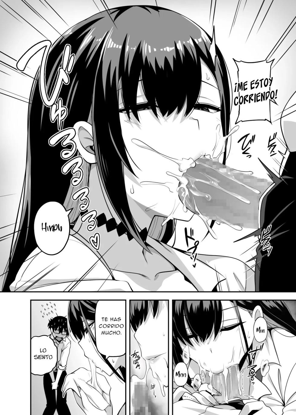 [Anmonkan (Darkmaya)] Class no Gal ga Uchi ni Kite, Issho ni Hunting Action Yattemita Ken｜La Vez que Vino una Gyaru de Mi Clase a Mi Casa y Terminamos Jugando un Juego de Caza Juntos [Spanish] [New Scan Doujin] - Page 14