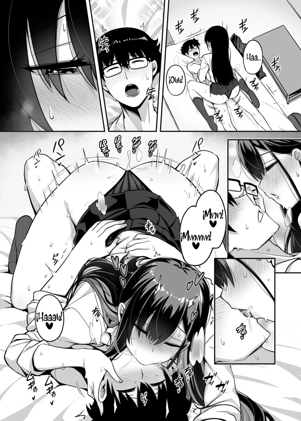 [Anmonkan (Darkmaya)] Class no Gal ga Uchi ni Kite, Issho ni Hunting Action Yattemita Ken｜La Vez que Vino una Gyaru de Mi Clase a Mi Casa y Terminamos Jugando un Juego de Caza Juntos [Spanish] [New Scan Doujin] - Page 26