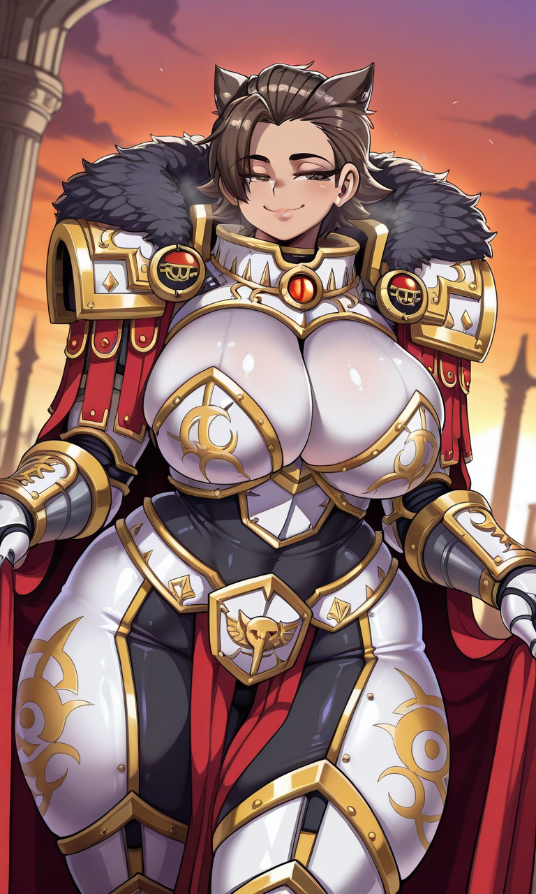 Warhammer 40k - Fem-Horus daidoujipv ai generated - Page 3