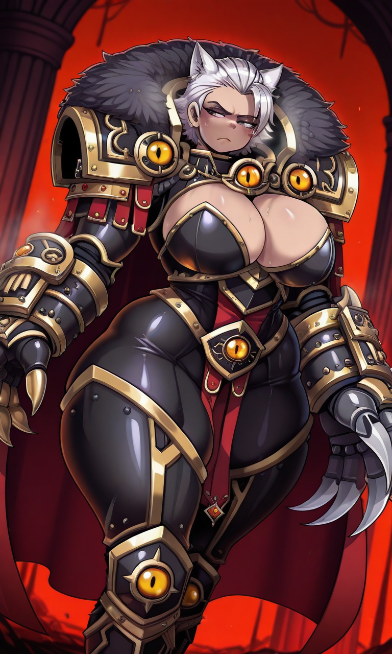 Warhammer 40k - Fem-Horus daidoujipv ai generated - Page 6