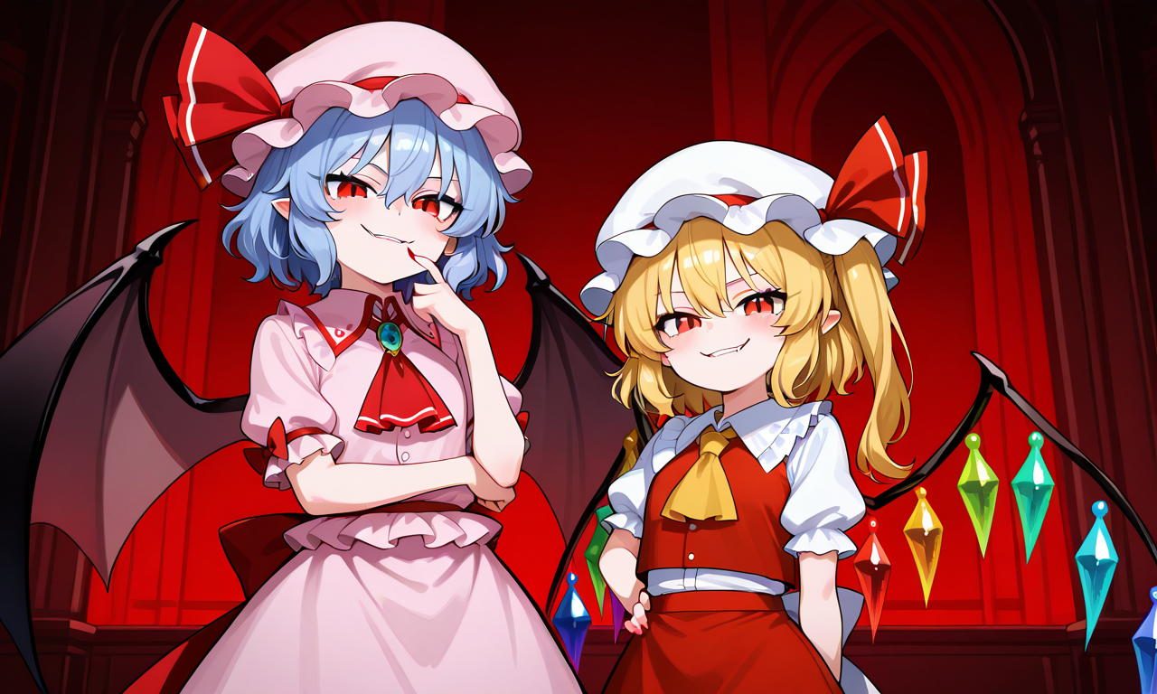 Touhou - Remilia & Flandre daidoujipv ai generated - Page 3