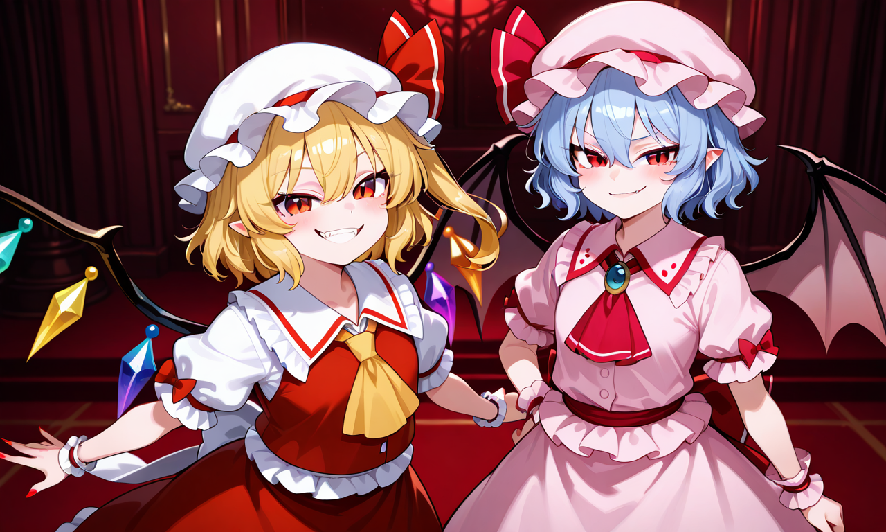 Touhou - Remilia & Flandre daidoujipv ai generated - Page 4