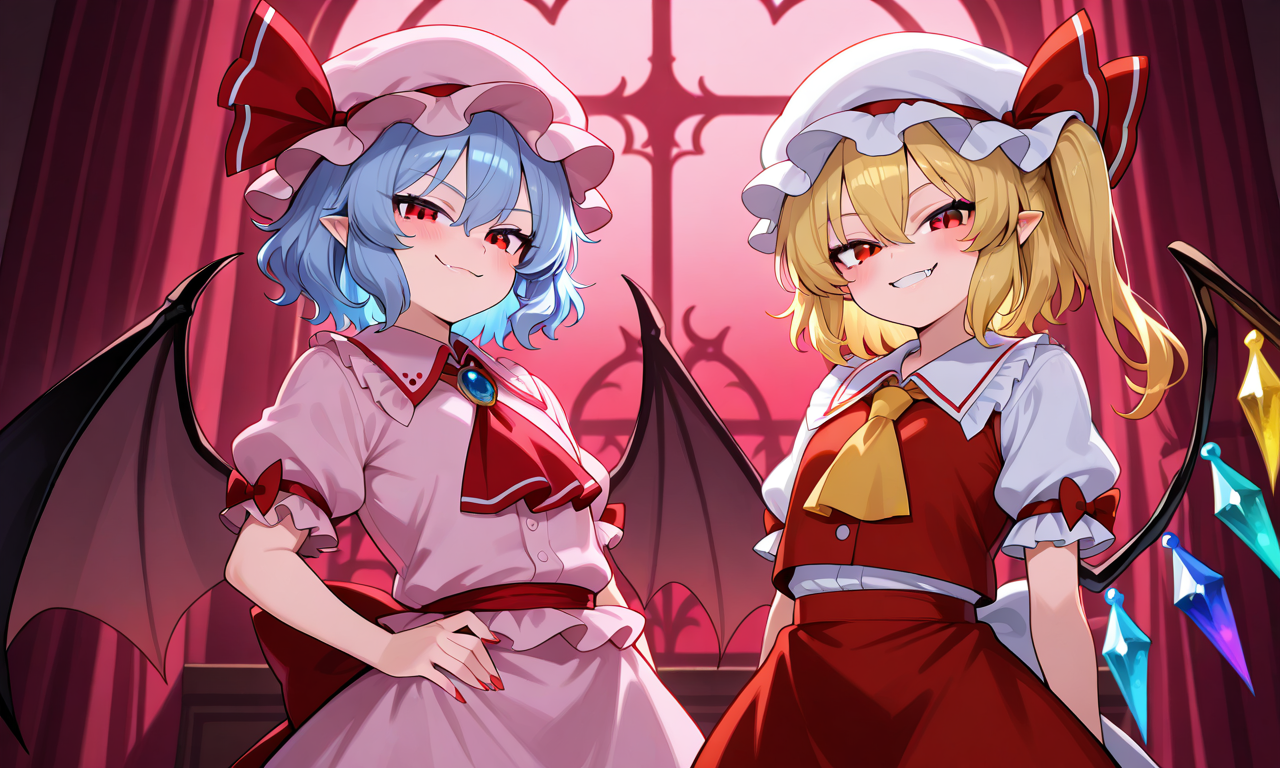 Touhou - Remilia & Flandre daidoujipv ai generated - Page 5