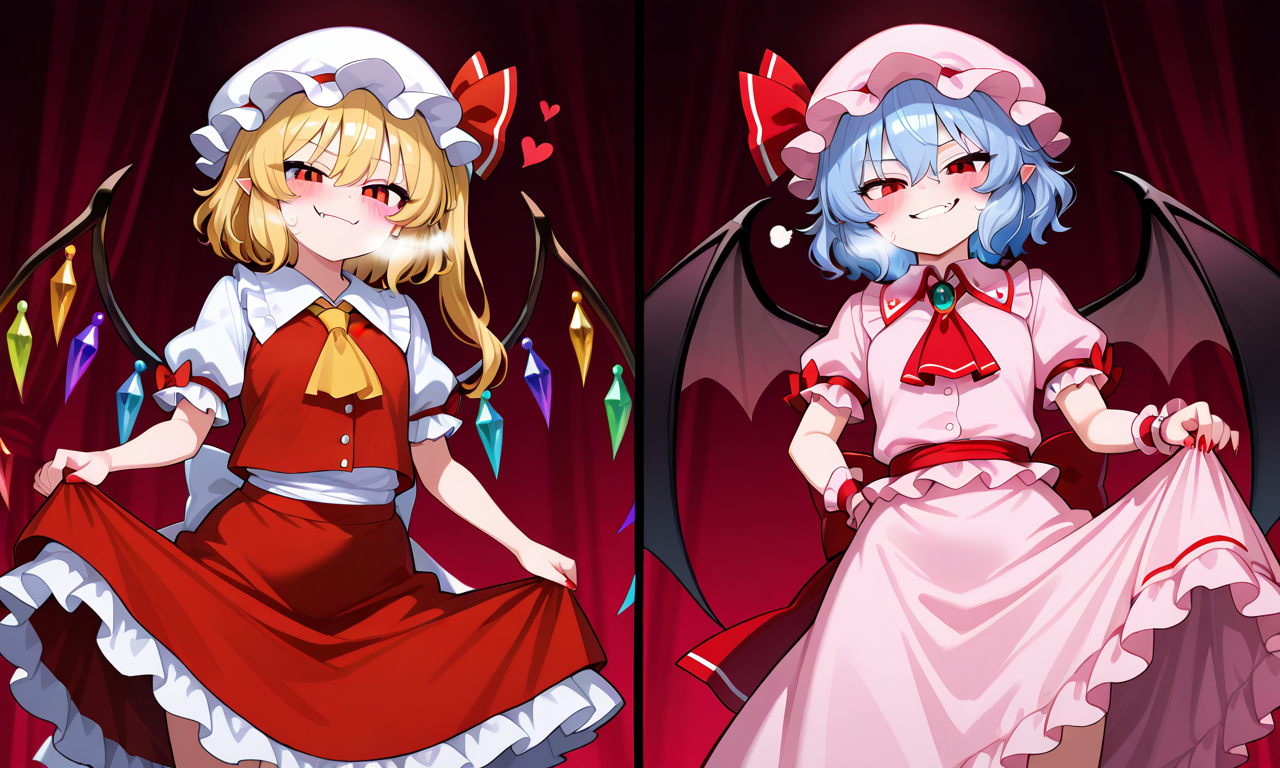 Touhou - Remilia & Flandre daidoujipv ai generated - Page 7