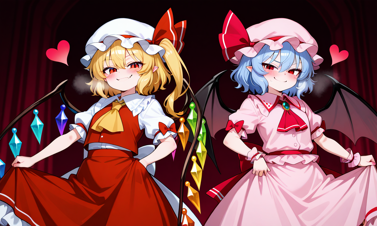 Touhou - Remilia & Flandre daidoujipv ai generated - Page 8