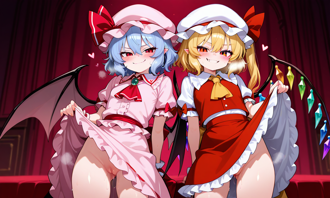 Touhou - Remilia & Flandre daidoujipv ai generated - Page 12