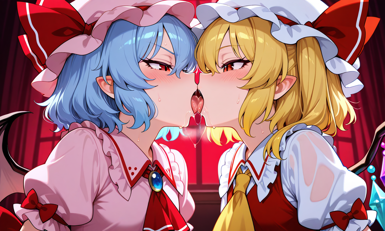 Touhou - Remilia & Flandre daidoujipv ai generated - Page 25
