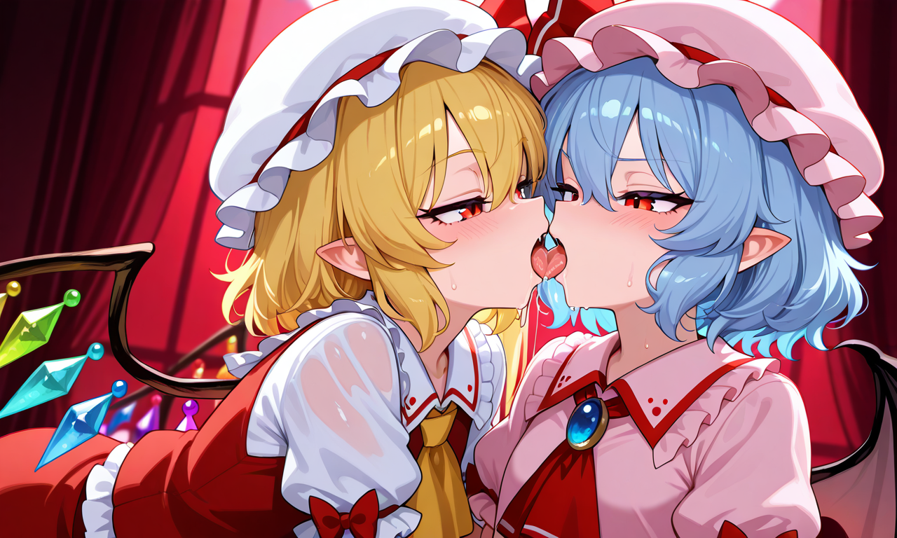 Touhou - Remilia & Flandre daidoujipv ai generated - Page 26