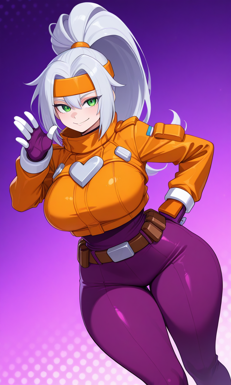 Megaman ZX Advent - Ashe daidoujpv ai generated - Page 4
