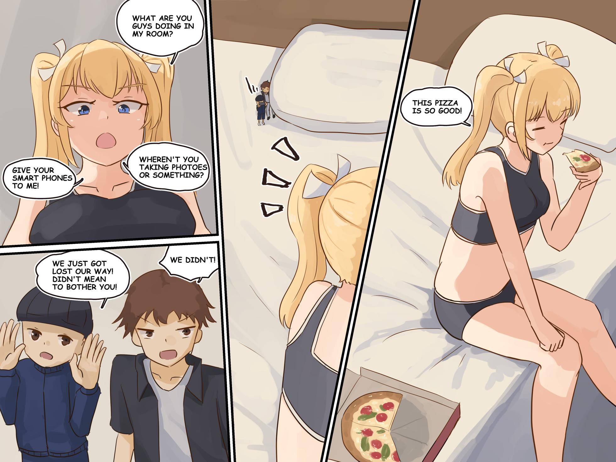 [Parins] Watch as your friend is digested along with the pizza - Page 1